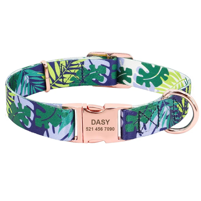 Custom Nylon Pet ID Collar