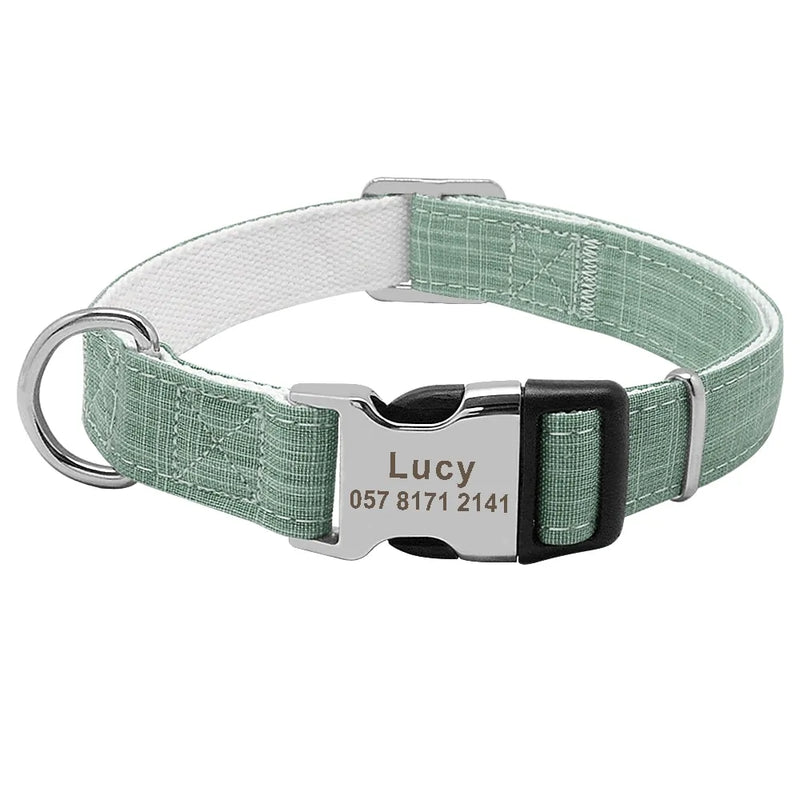 Custom Nylon Pet ID Collar